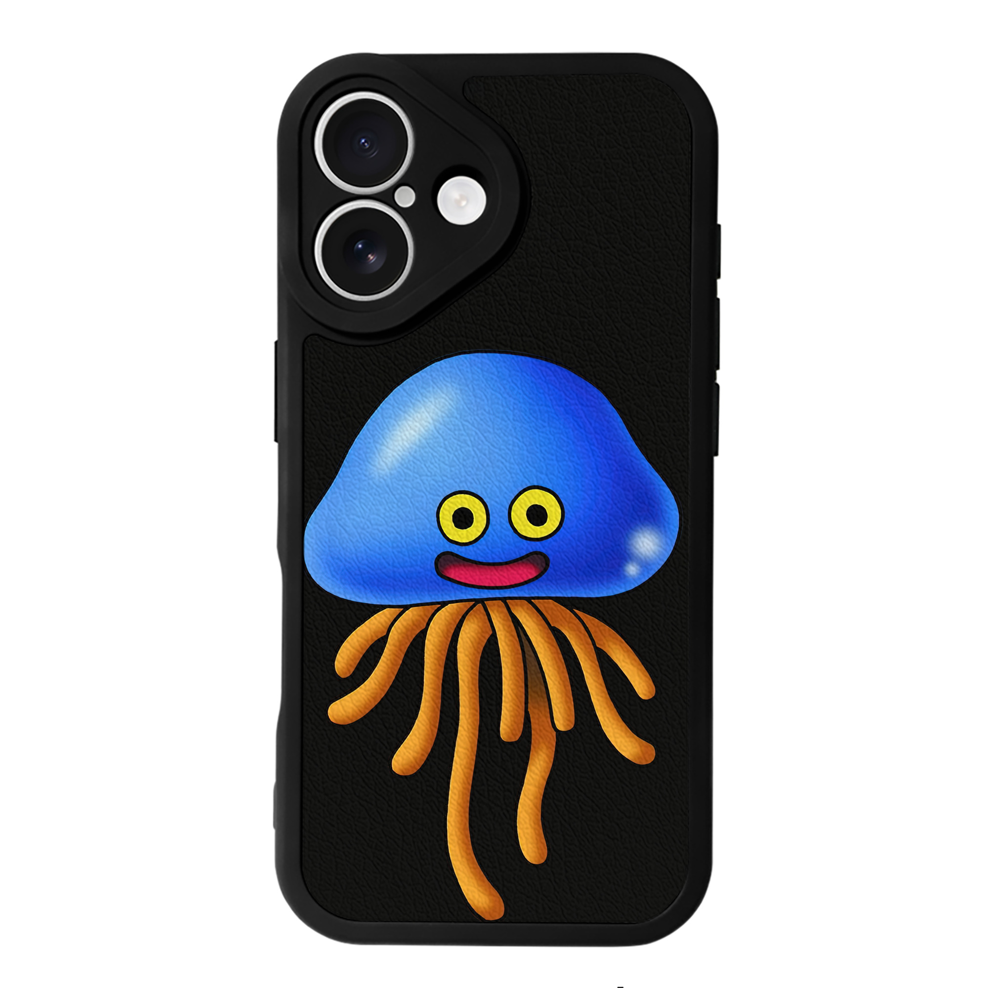 （画像用） ドラゴンクエスト Doragon Kuesuto Dragon Quest 【iPhone 16シリーズ対応】シリコンスマホケース（レザー調） 材質：シリコン